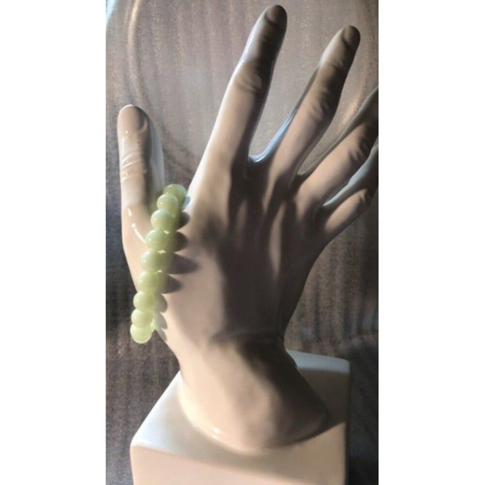 Luminous Beaded Stretch Bracelet - 12 mm